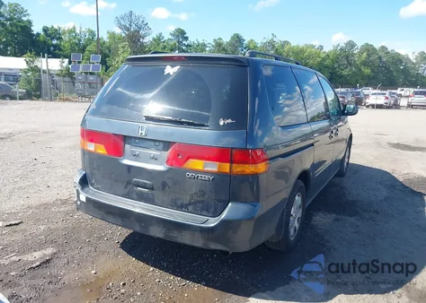 2004 Honda Odyssey Ex z USA, uszkodzony, nr VIN 5FNRL18864B144111